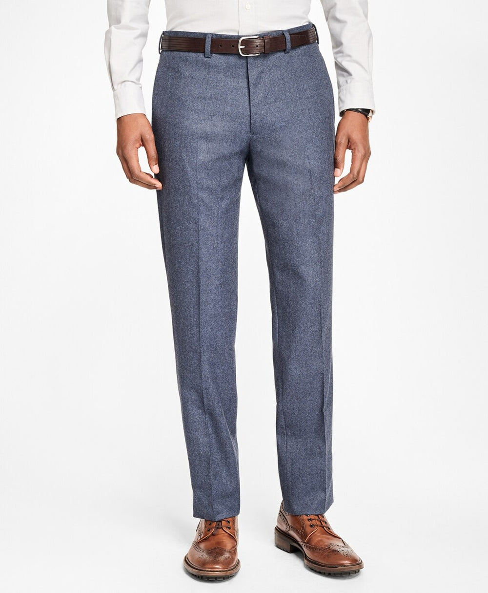Brooks Brothers Men Milano Fit Stretch Flannel Trousers