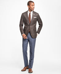Brooks Brothers Men Milano Fit Stretch Flannel Trousers