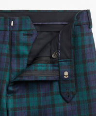 Brooks Brothers Men Madison Fit Black Watch Wool Trousers