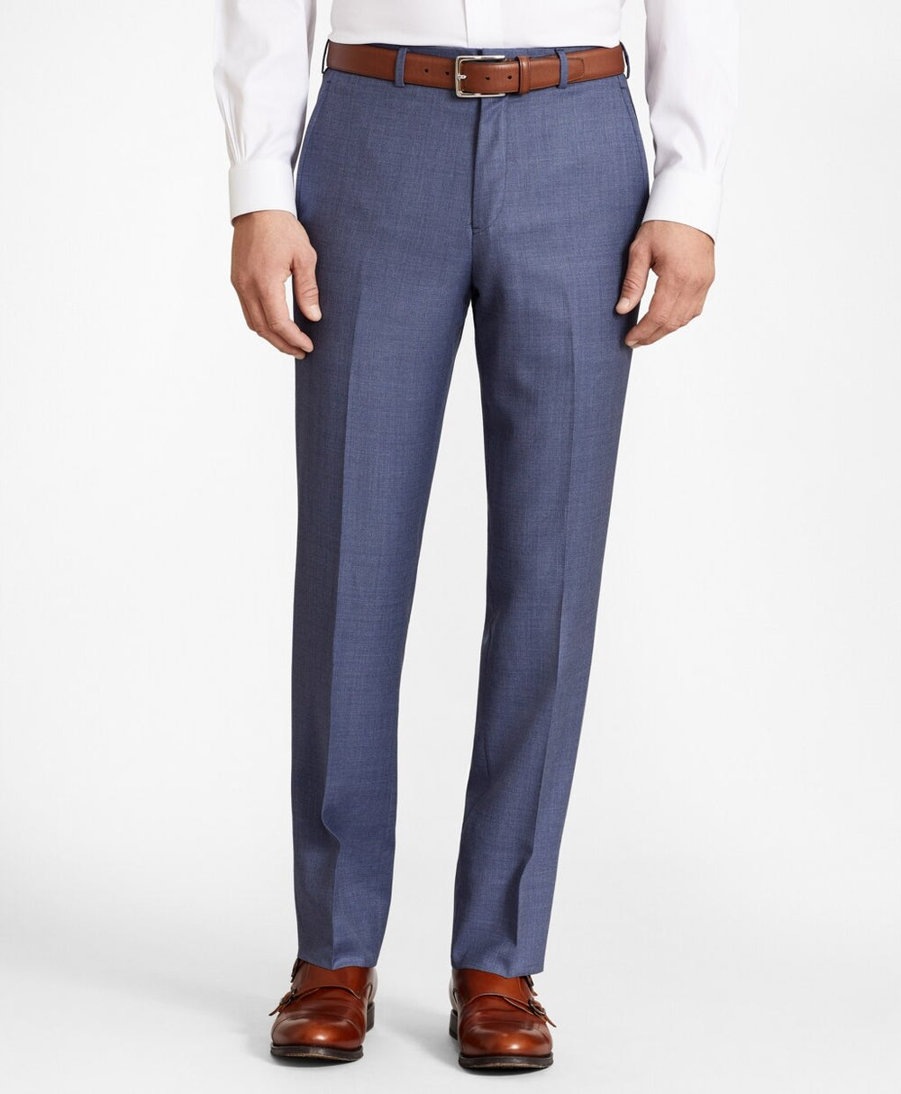 Brooks Brothers Men Regent Fit Wool Trousers