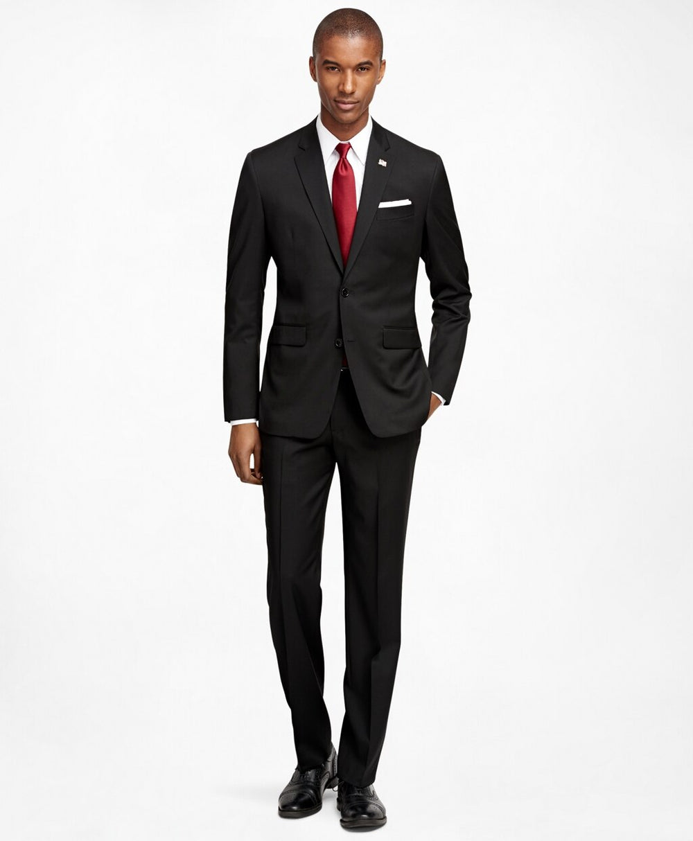 Brooks Brothers Men Milano Fit Solid 1818 Suit