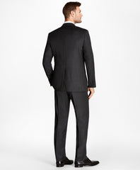 Brooks Brothers Men Regent Fit Grey Herringbone 1818 Suit