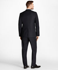 Brooks Brothers Men Regent Fit Blue Herringbone 1818 Suit