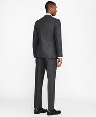 Brooks Brothers Men Milano Fit Stretch Flannel 1818 Suit