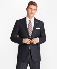 Brooks Brothers Men Regent Fit Open Plaid 1818 Suit