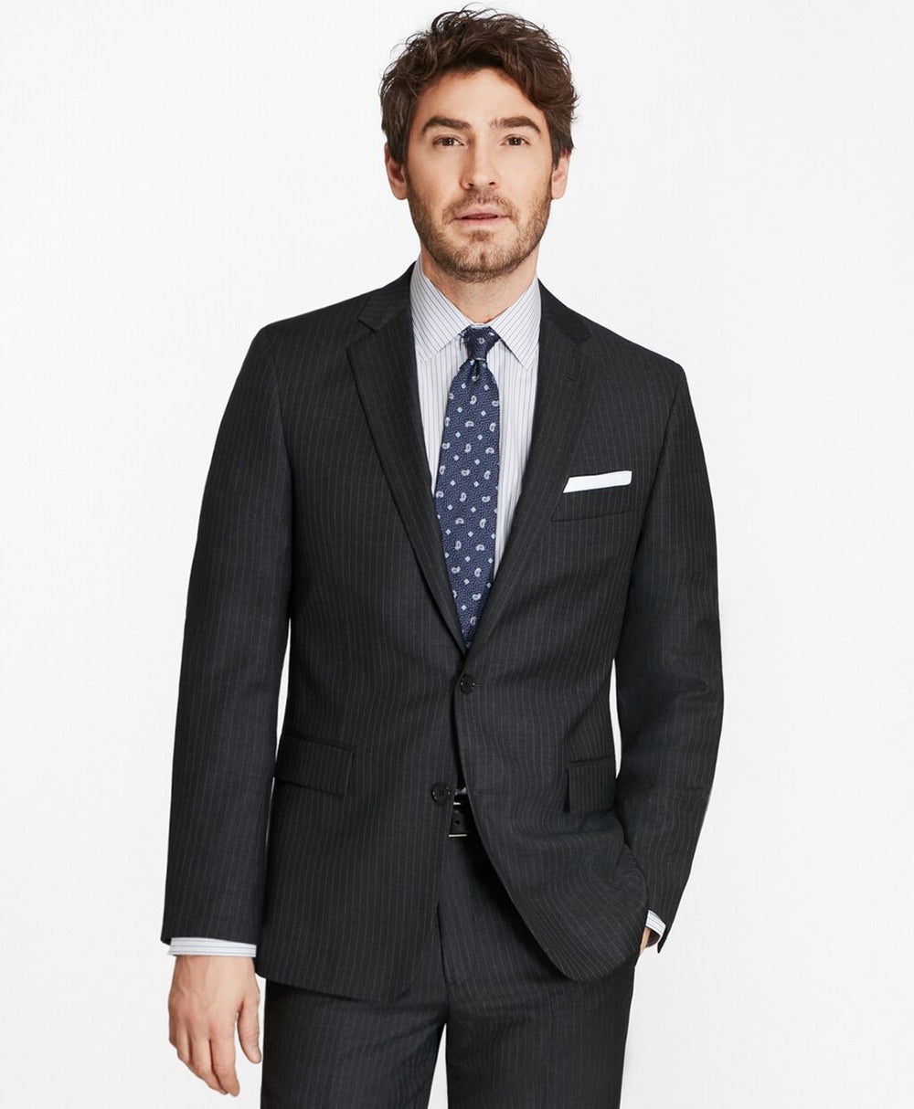 Brooks Brothers Men Regent Fit Pinstripe 1818 Suit