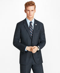 Brooks Brothers Men Milano Fit Open Plaid 1818 Suit