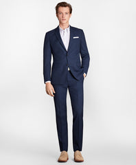Brooks Brothers Men Milano Fit Textured Weave 1818 Suit
