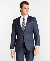 Brooks Brothers Men Milano Fit Plaid 1818 Suit