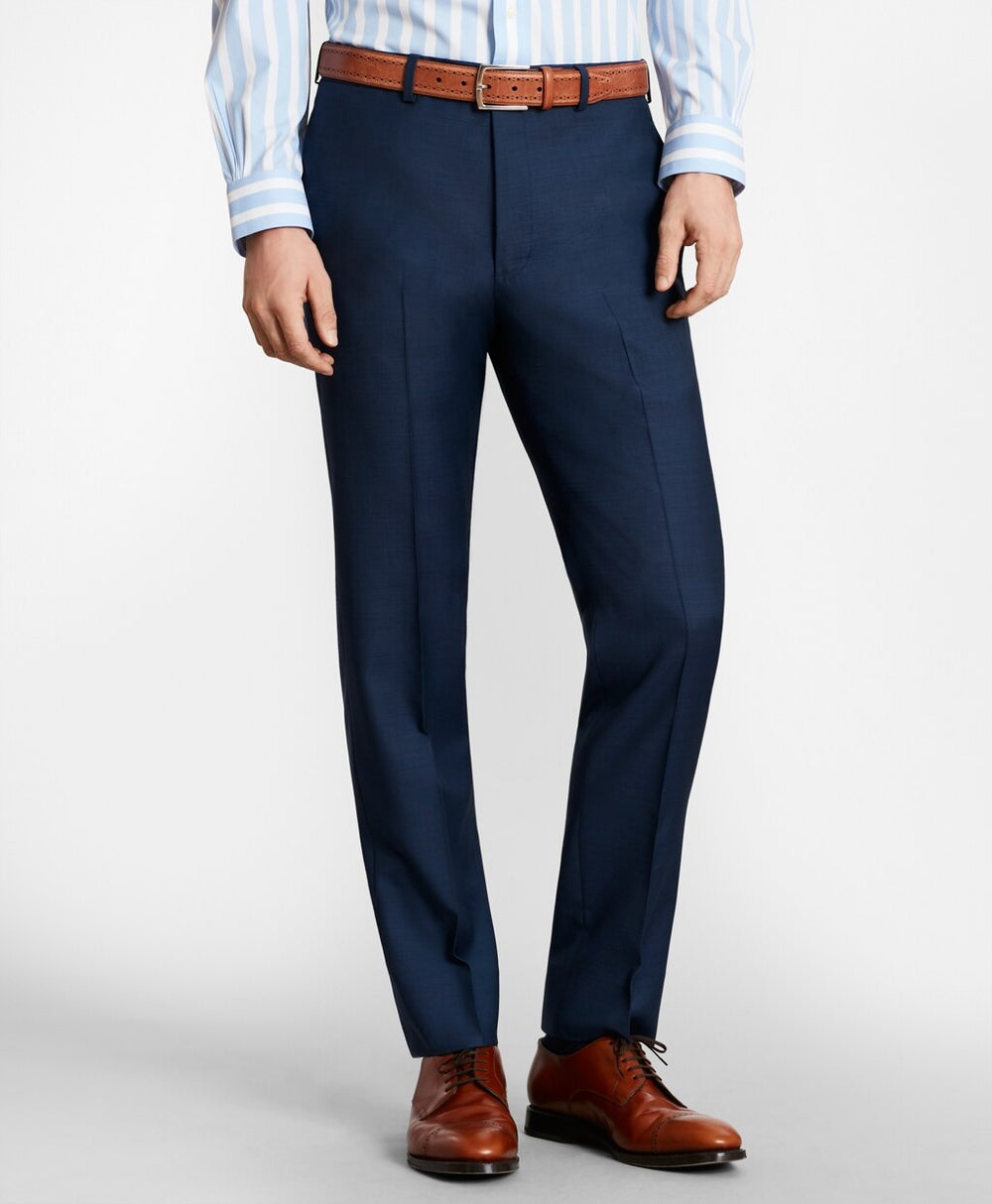 Brooks Brothers Men BrooksGate™ Milano-Fit Wool Twill Suit Pants