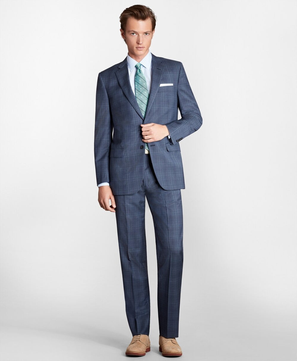 Brooks Brothers Men Madison Fit Check 1818 Suit