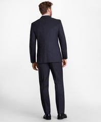 Brooks Brothers Men Regent Fit Double-Breasted Pinstripe 1818 Suit