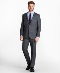 Brooks Brothers Men Regent Fit Glen Plaid 1818 Suit