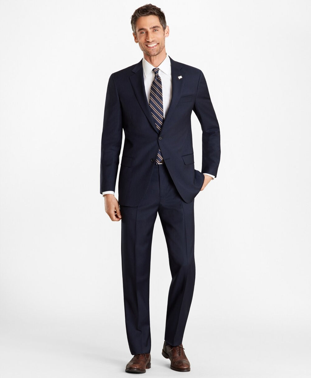 Brooks Brothers Men Madison Fit Pinstripe 1818 Suit