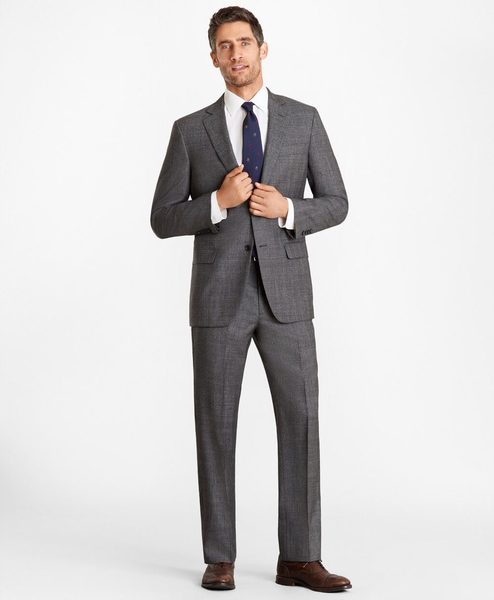 Brooks Brothers Men Madison Fit Glen Plaid 1818 Suit