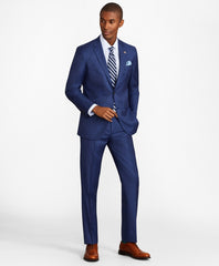Brooks Brothers Men Milano Fit Sharkskin 1818 Suit