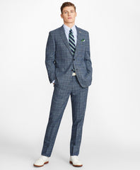 Brooks Brothers Men Regent Fit Combo Check 1818 Suit