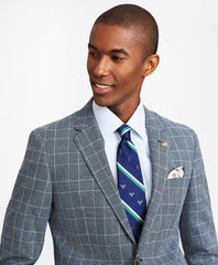Brooks Brothers Men Milano Fit Combo Check 1818 Suit