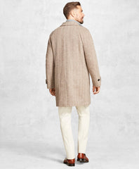 Brooks Brothers Men Golden Fleece® Herringbone Topcoat