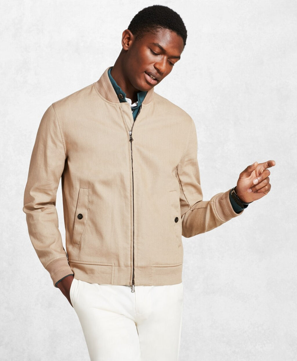 Brooks Brothers Men Golden Fleece® Linen Bomber