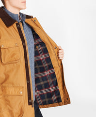 Brooks Brothers Men Waxed Field Jacket