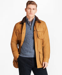 Brooks Brothers Men Waxed Field Jacket