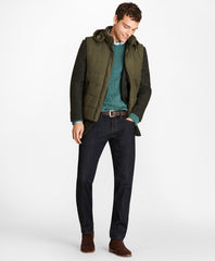 Brooks Brothers Men Water-Repellent Tech Twill Quilted Vest