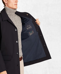 Brooks Brothers Men Golden Fleece® Wool Tech Short Trench Coat