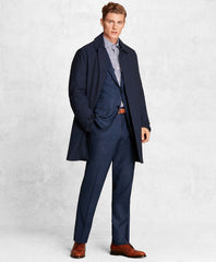 Brooks Brothers Men Golden Fleece® BrooksTech™ Wool-Blend Trench Coat
