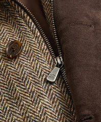 Brooks Brothers Men Harris Tweed Walking Coat