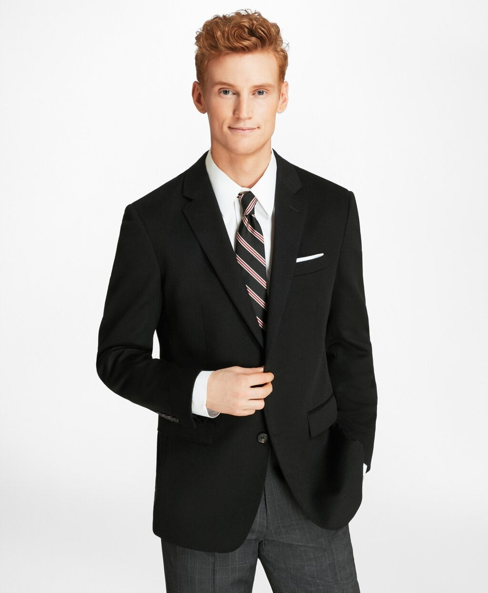 Brooks Brothers Men Milano Fit Two-Button Cashmere Sport Coat