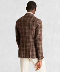 Brooks Brothers Men Golden Fleece® Silk-Blend Plaid Sport Coat