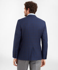 Brooks Brothers Men Regent Fit Navy Plaid Sport Coat