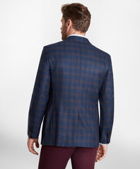 Brooks Brothers Men Regent Fit Multi-Plaid Sport Coat
