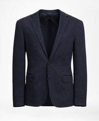 Brooks Brothers Men Regent Fit Two-Button Herringbone Knit Sport Coat