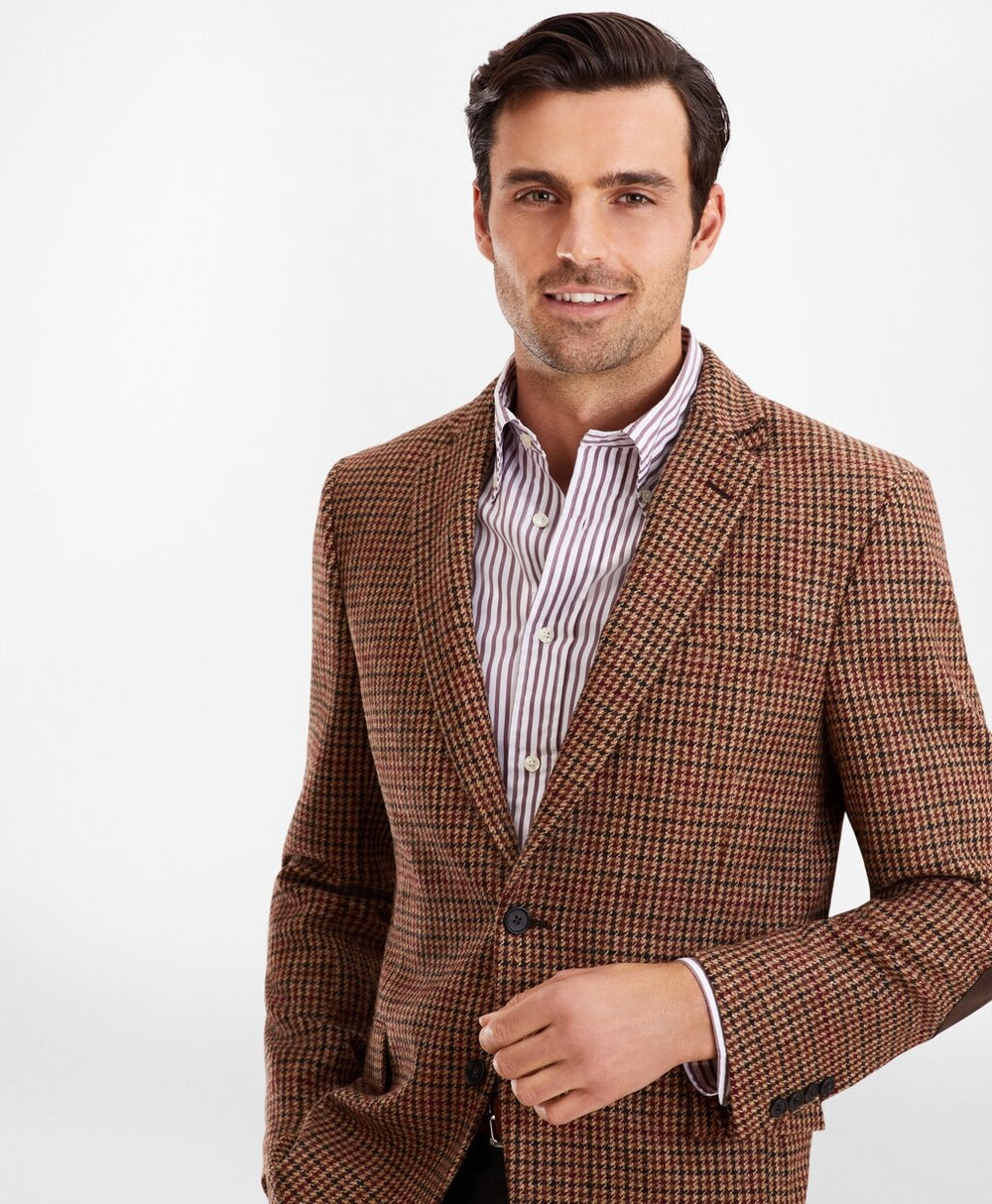Brooks Brothers Men Regent Fit Plaid Sport Coat