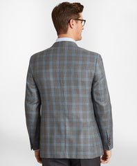 Brooks Brothers Men Regent Fit Three-Button Hopsack Sport Coat