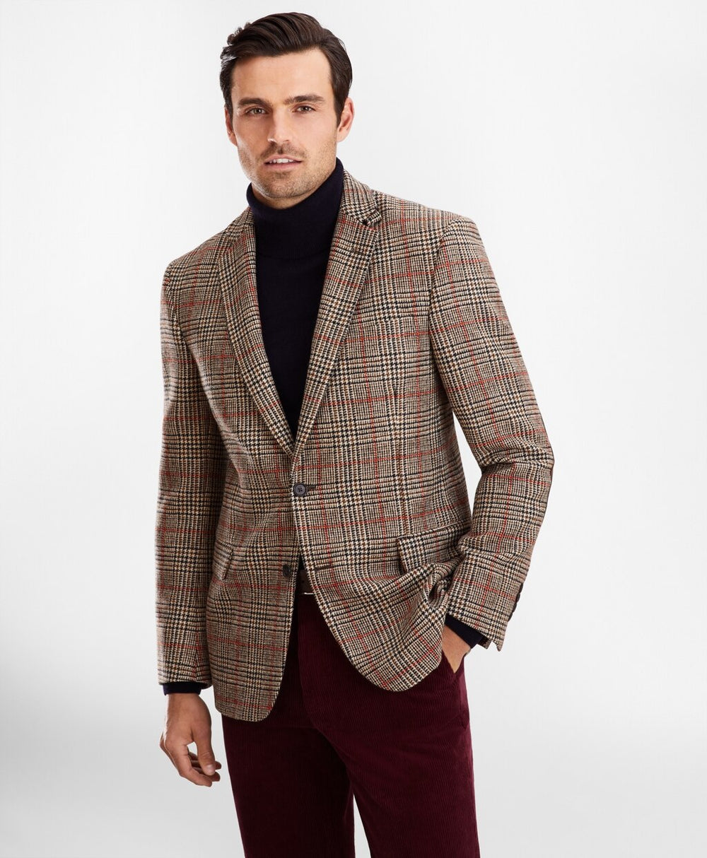 Brooks Brothers Men Regent Fit Plaid Sport Coat