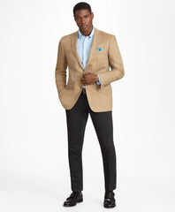 Brooks Brothers Men Regent Fit Two-Button Linen Sport Coat