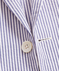 Brooks Brothers Men Regent Fit Stripe Seersucker Sport Coat