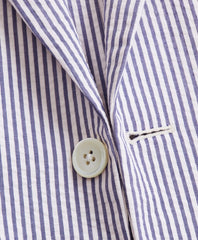 Brooks Brothers Men Madison Fit Stripe Seersucker Sport Coat