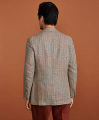 Brooks Brothers Men Golden Fleece® BrooksCloud™ Silk-Linen-Cotton Houndstooth Sport Coat
