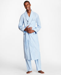 Brooks Brothers Men Multi-Stripe Robe