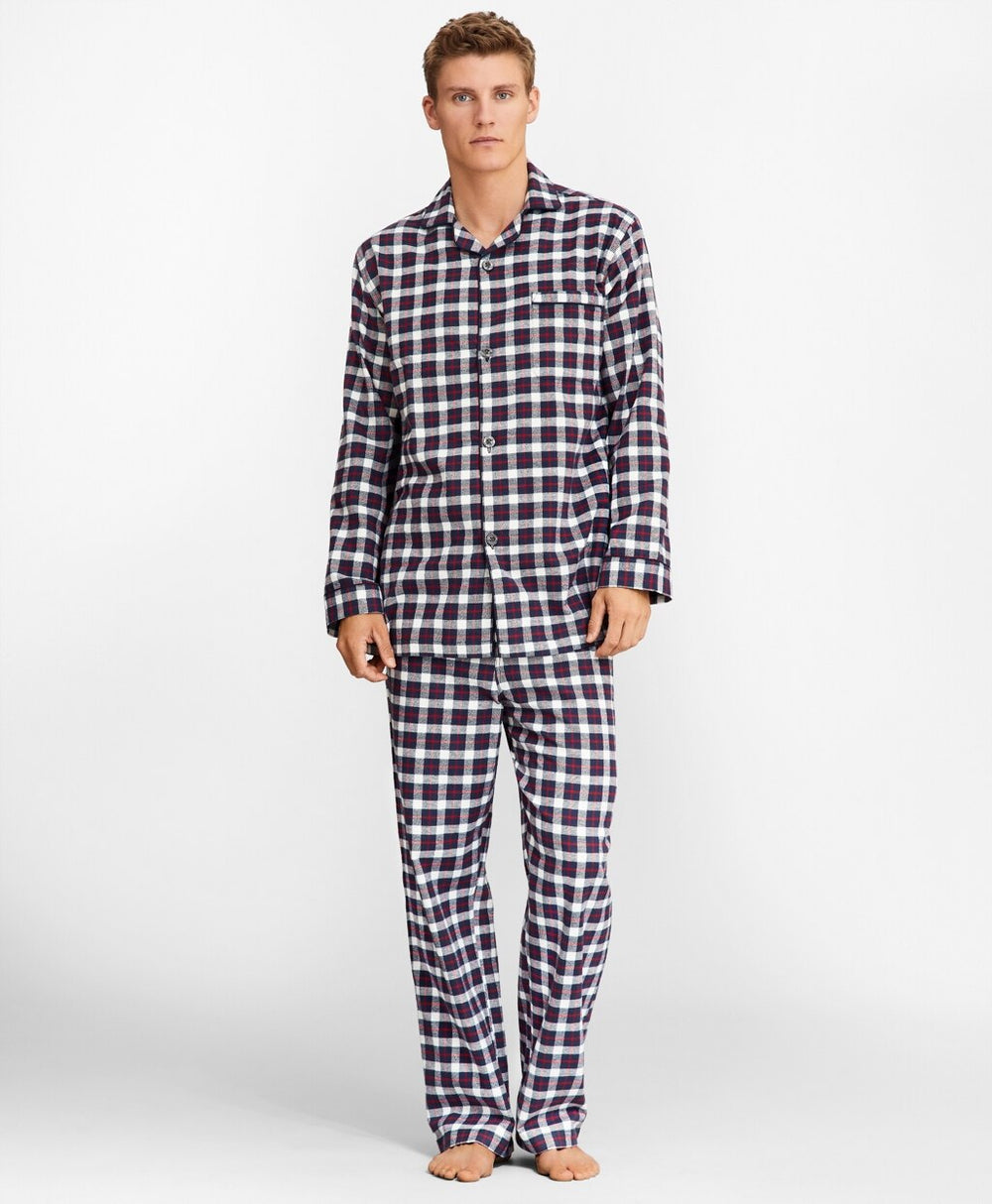 Brooks Brothers Men Plaid Flannel Pajamas