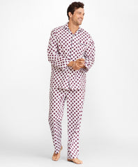 Brooks Brothers Men Neat Print Pajamas