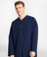Brooks Brothers Men Seersucker Tonal Stripe Nightshirt
