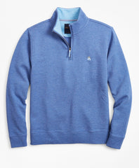 Brooks Brothers Men French Terry Half-Zip