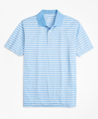 Brooks Brothers Men Performance Series Textured Stripe Polo Shirt