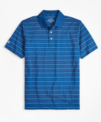 Brooks Brothers Men Performance Series Min-Stripe Polo Shirt