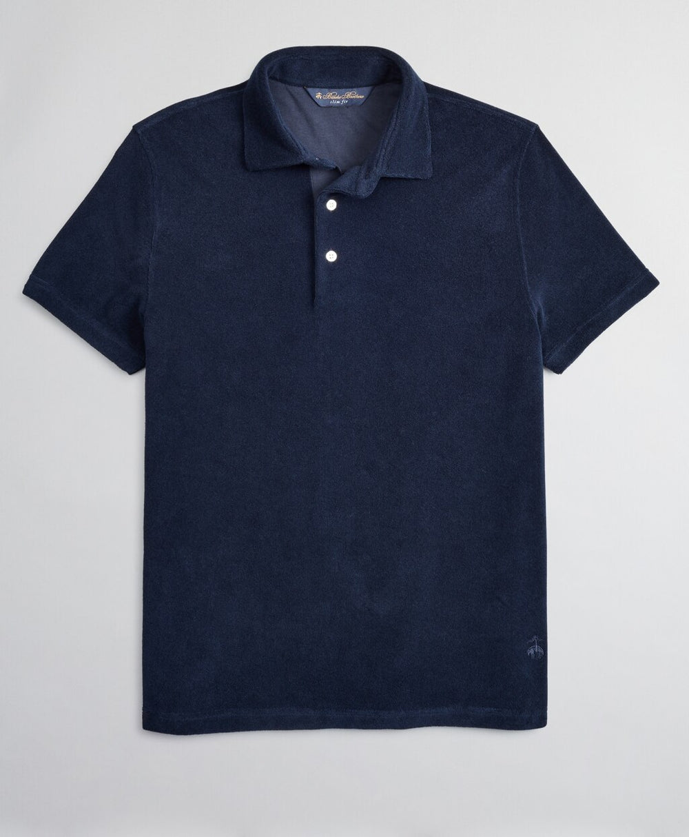 Brooks Brothers Men French Terry Polo Shirt
